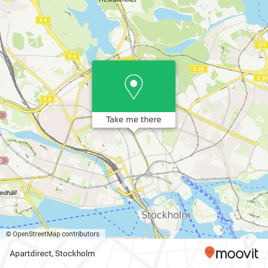 Apartdirect map