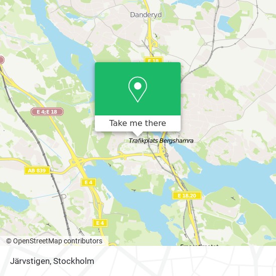 Järvstigen map