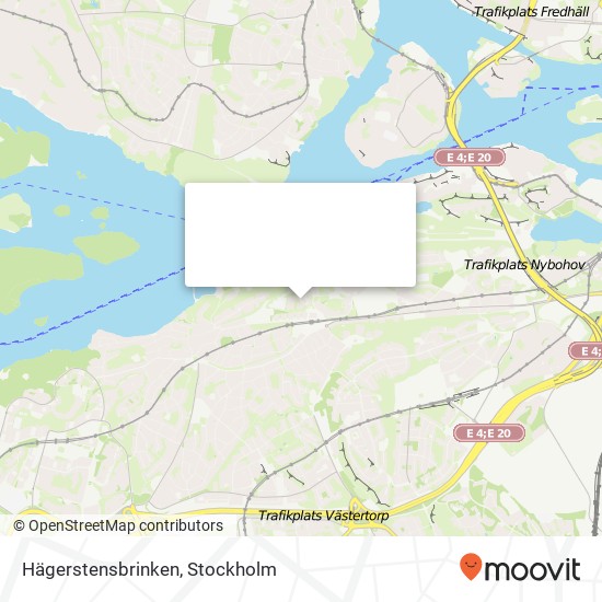 Hägerstensbrinken map