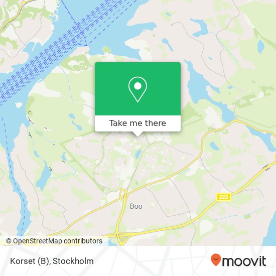 Korset (B) map