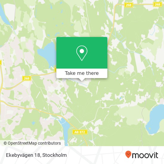 Ekebyvägen 18 map