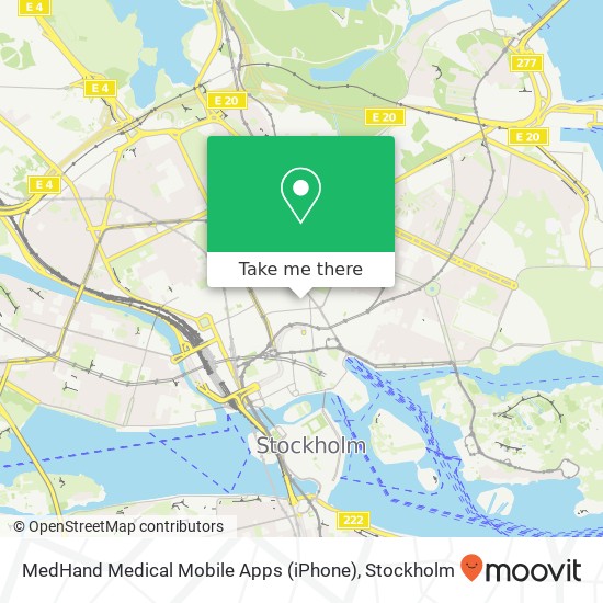 MedHand Medical Mobile Apps (iPhone) map