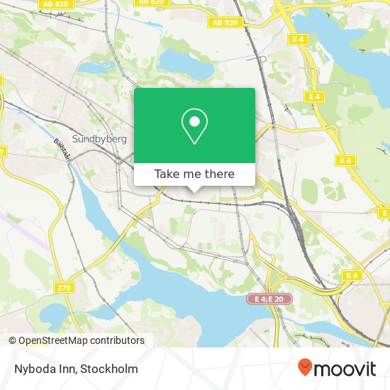 Nyboda Inn map