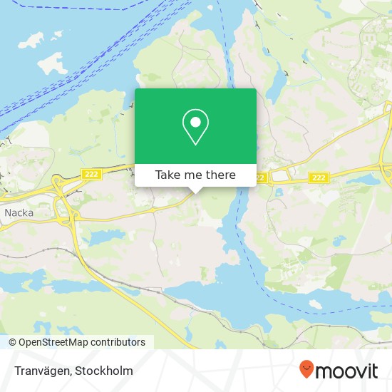 Tranvägen map