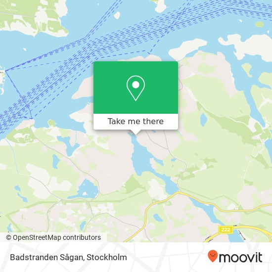 Badstranden Sågan map