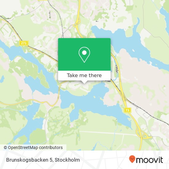 Brunskogsbacken 5 map