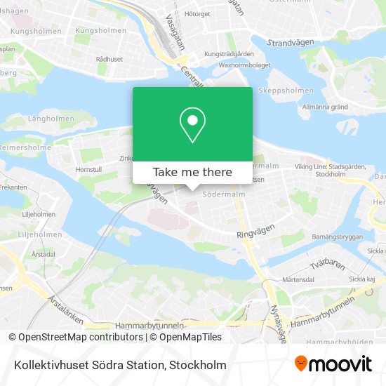 Kollektivhuset Södra Station map