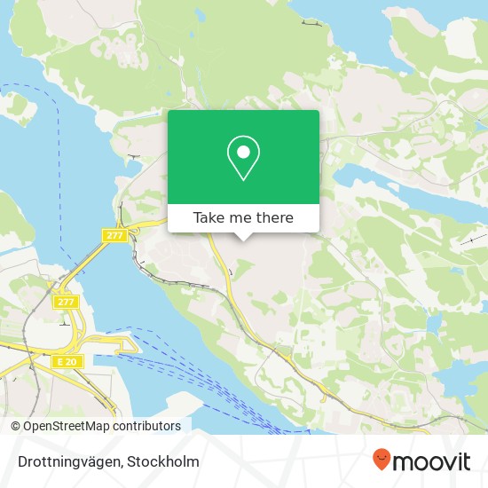 Drottningvägen map