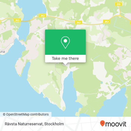 Rävsta Naturreservat map