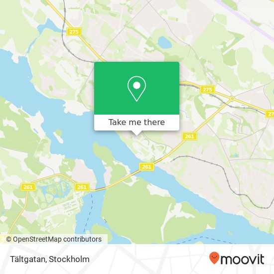 Tältgatan map