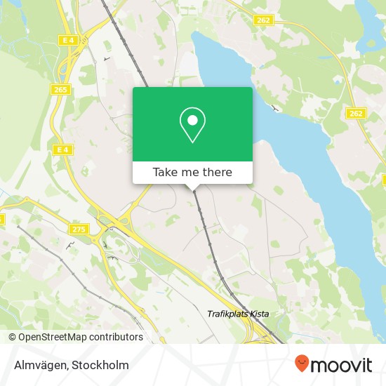 Almvägen map