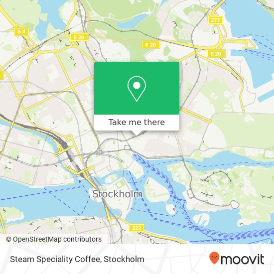 Steam Speciality Coffee map