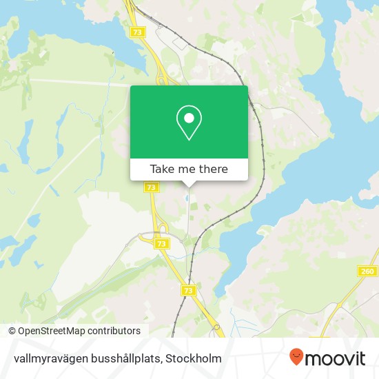 vallmyravägen busshållplats map