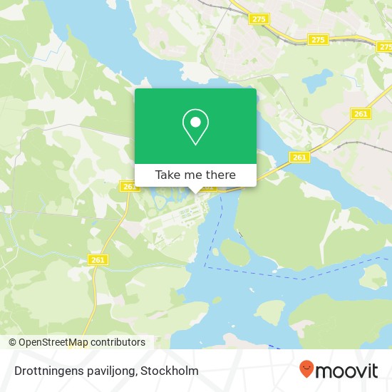 Drottningens paviljong map