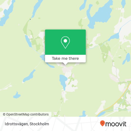 Idrottsvägen map