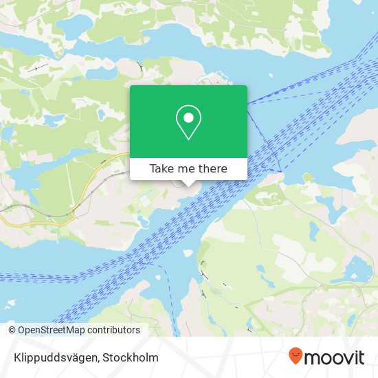 Klippuddsvägen map