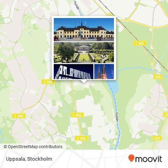 Uppsala map