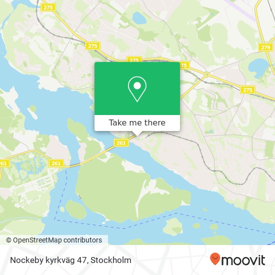 Nockeby kyrkväg 47 map