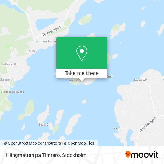 Hängmattan på Timrarö map