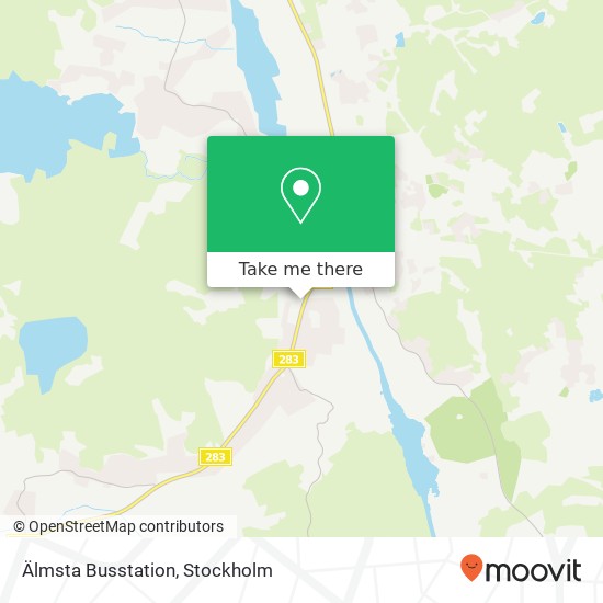 Älmsta Busstation map