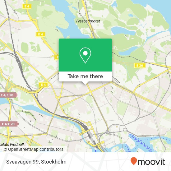 Sveavägen 99 map