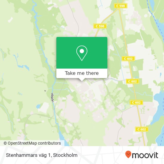 Stenhammars väg 1 map