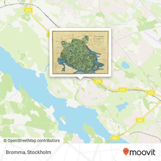 Bromma map