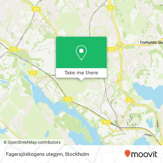 Fagersjöskogens utegym map