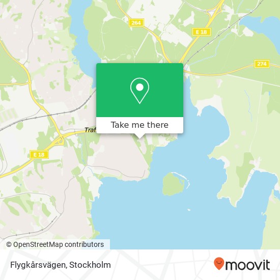 Flygkårsvägen map