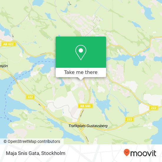 Maja Snis Gata map