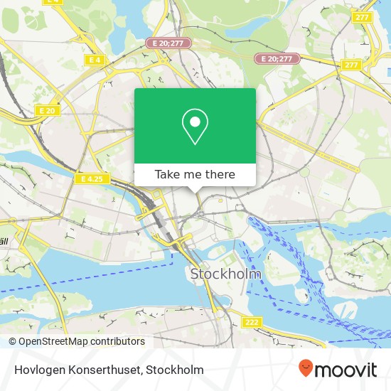 Hovlogen Konserthuset map