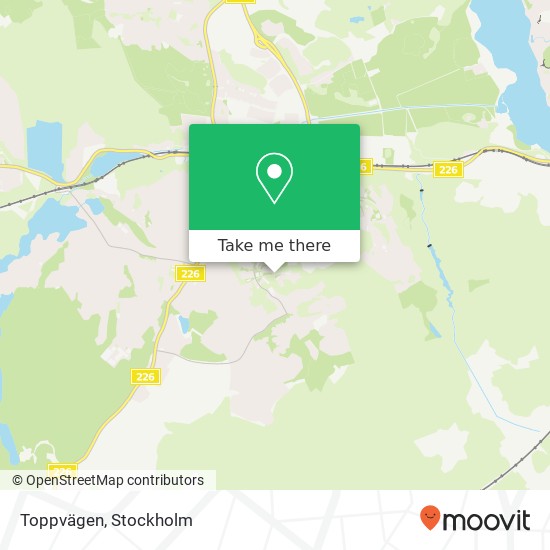 Toppvägen map