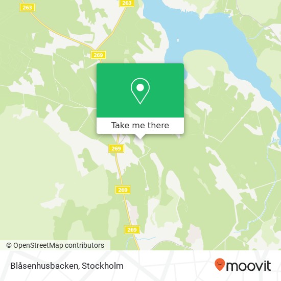 Blåsenhusbacken map