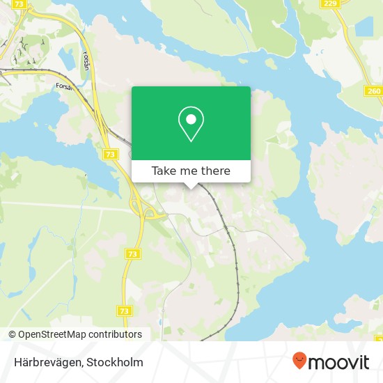 Härbrevägen map