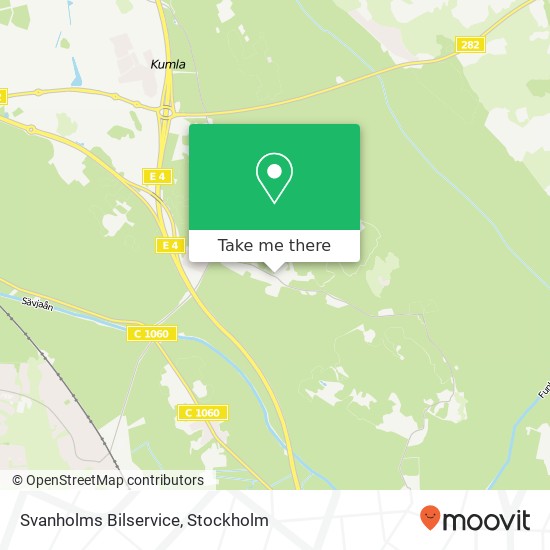 Svanholms Bilservice map