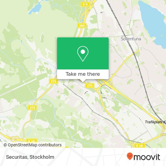 Securitas map