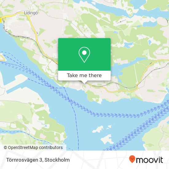 Törnrosvägen 3 map