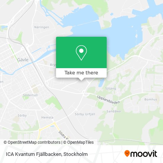 ICA Kvantum Fjällbacken map