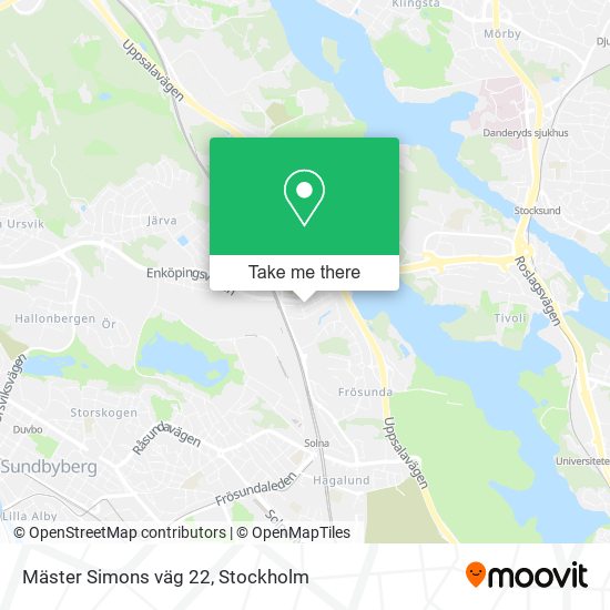 Mäster Simons väg 22 map