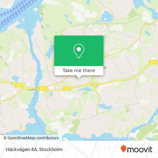 Häckvägen 4A map