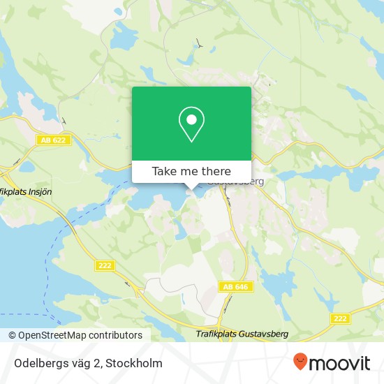 Odelbergs väg 2 map