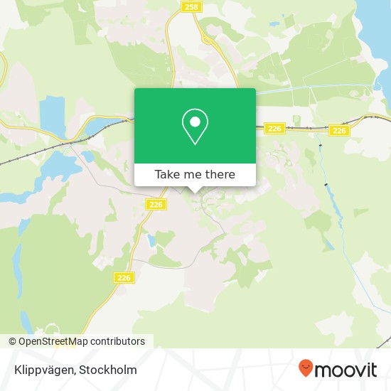 Klippvägen map