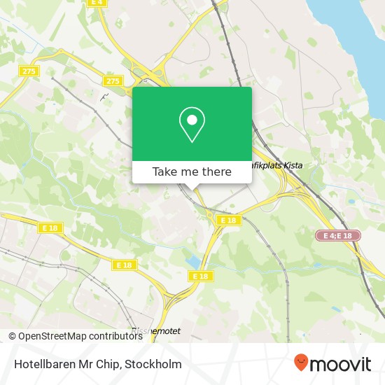 Hotellbaren Mr Chip map