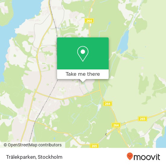 Trälekparken map