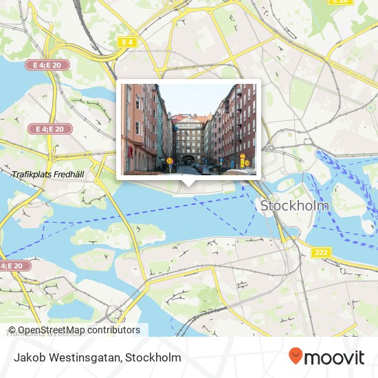 Jakob Westinsgatan map