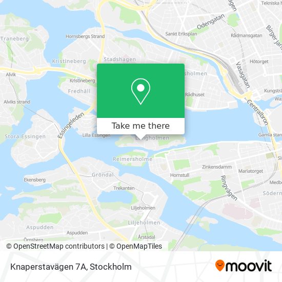 Knaperstavägen 7A map