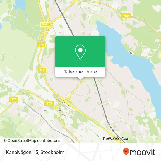 Kanalvägen 15 map