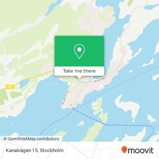 Kanalvägen 15 map