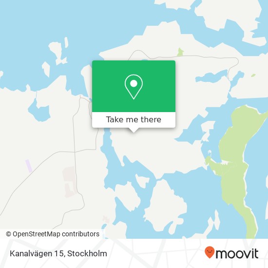 Kanalvägen 15 map