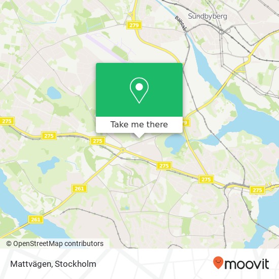 Mattvägen map